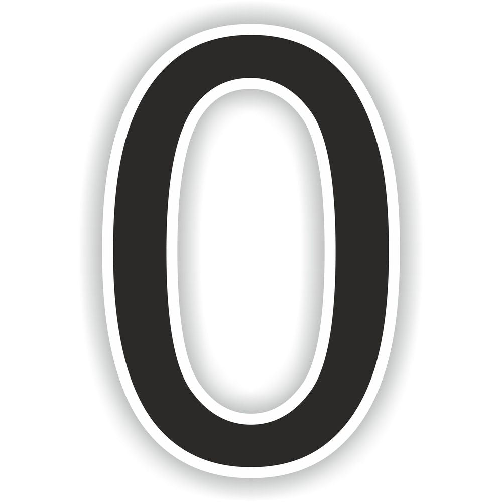 Number 0 Black