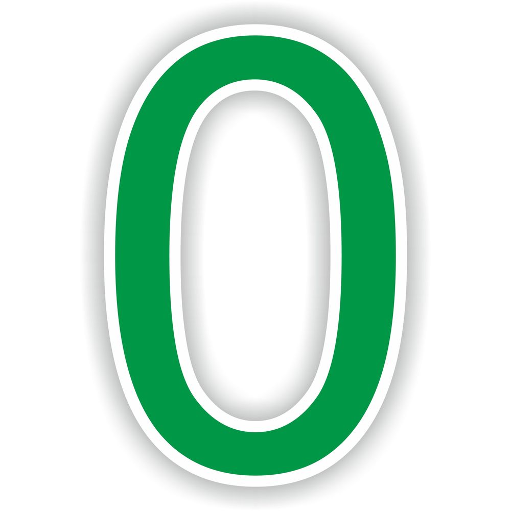 Number 0 Green