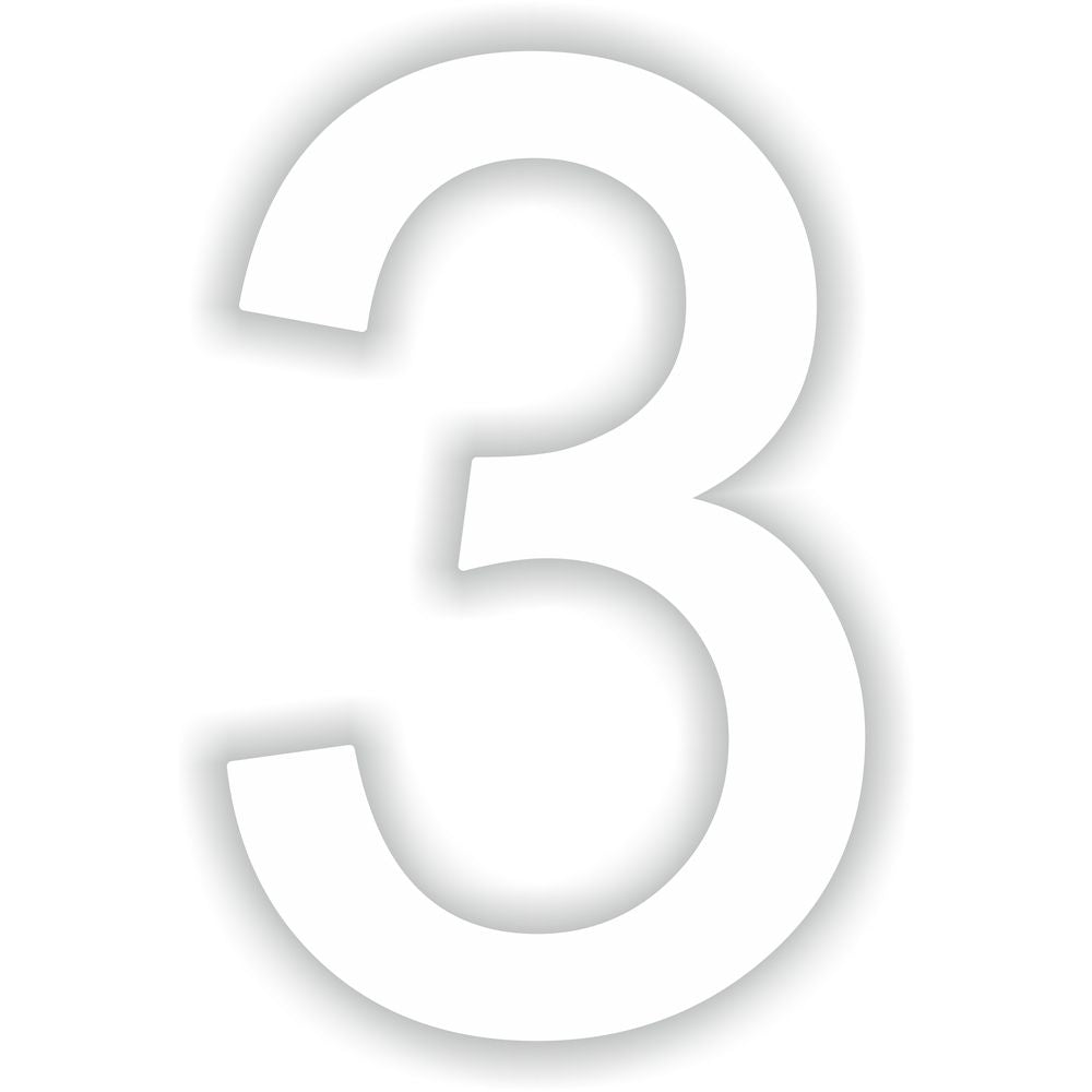 Number 3 White
