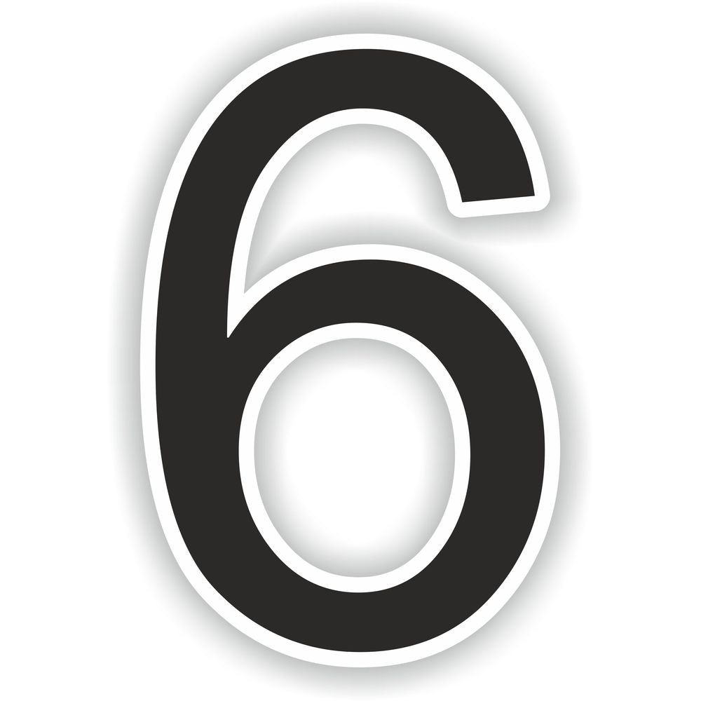Number 6 Black