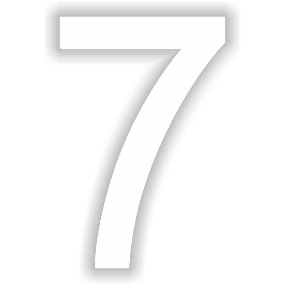 Number 7 White