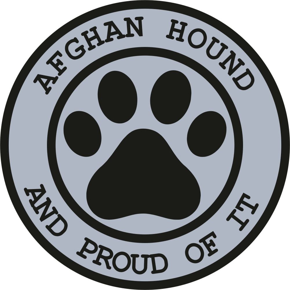 Afghan Hound Proud