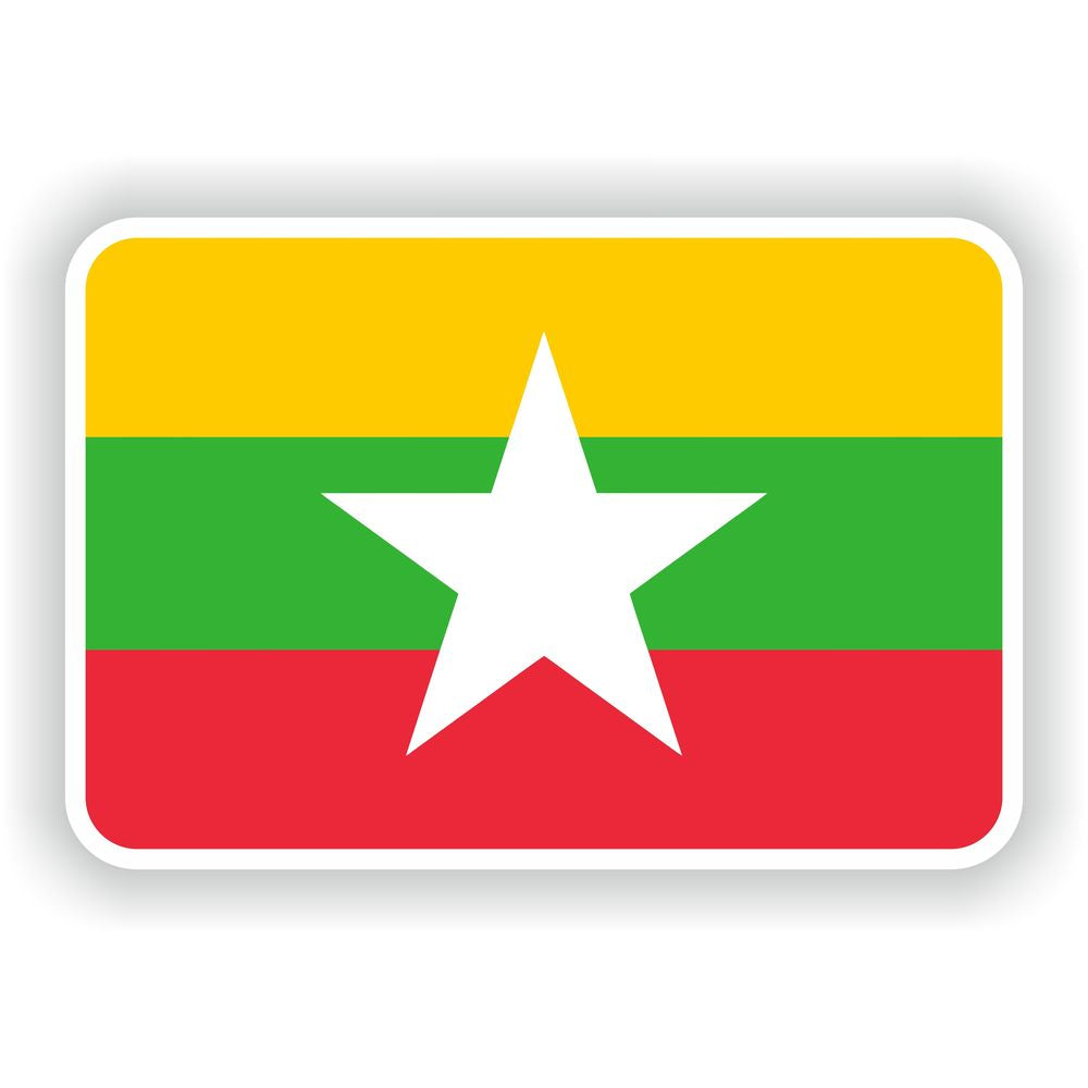 Burma Myanmar Flag