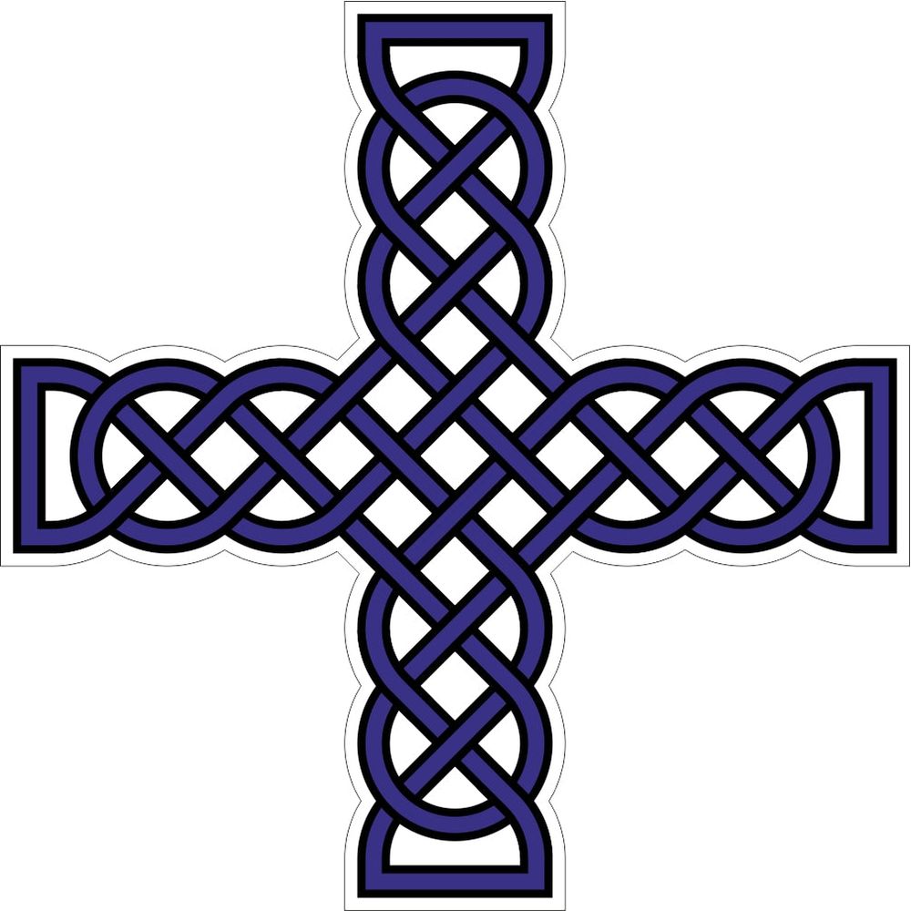 Celtic Cross Blue