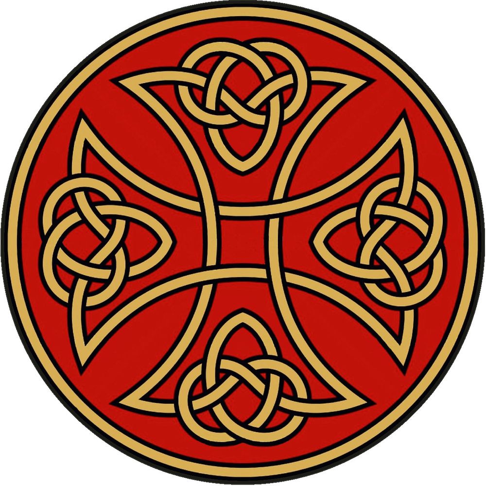 Celtic Roundel Red