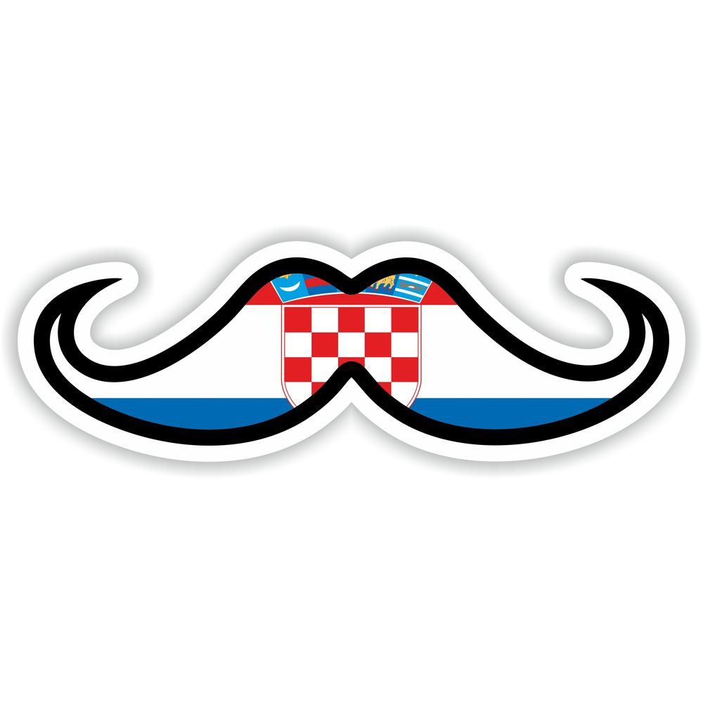 Croatia Moustache Flag