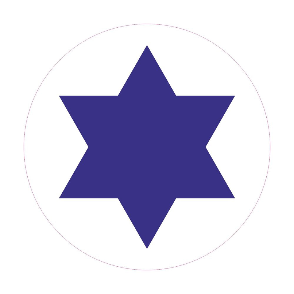 David Star Round Blue