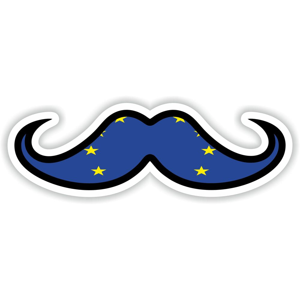 Eu Moustache Flag