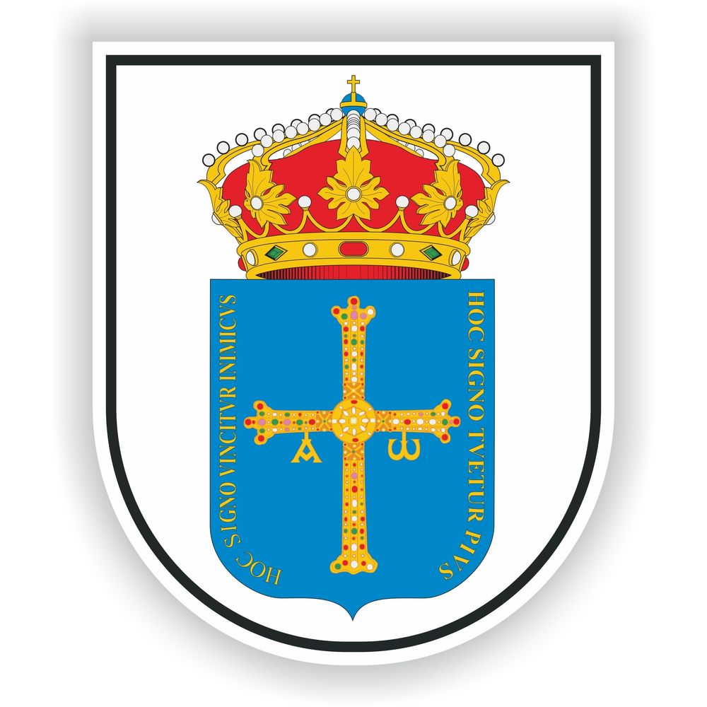 Escudo De Asturias Flag