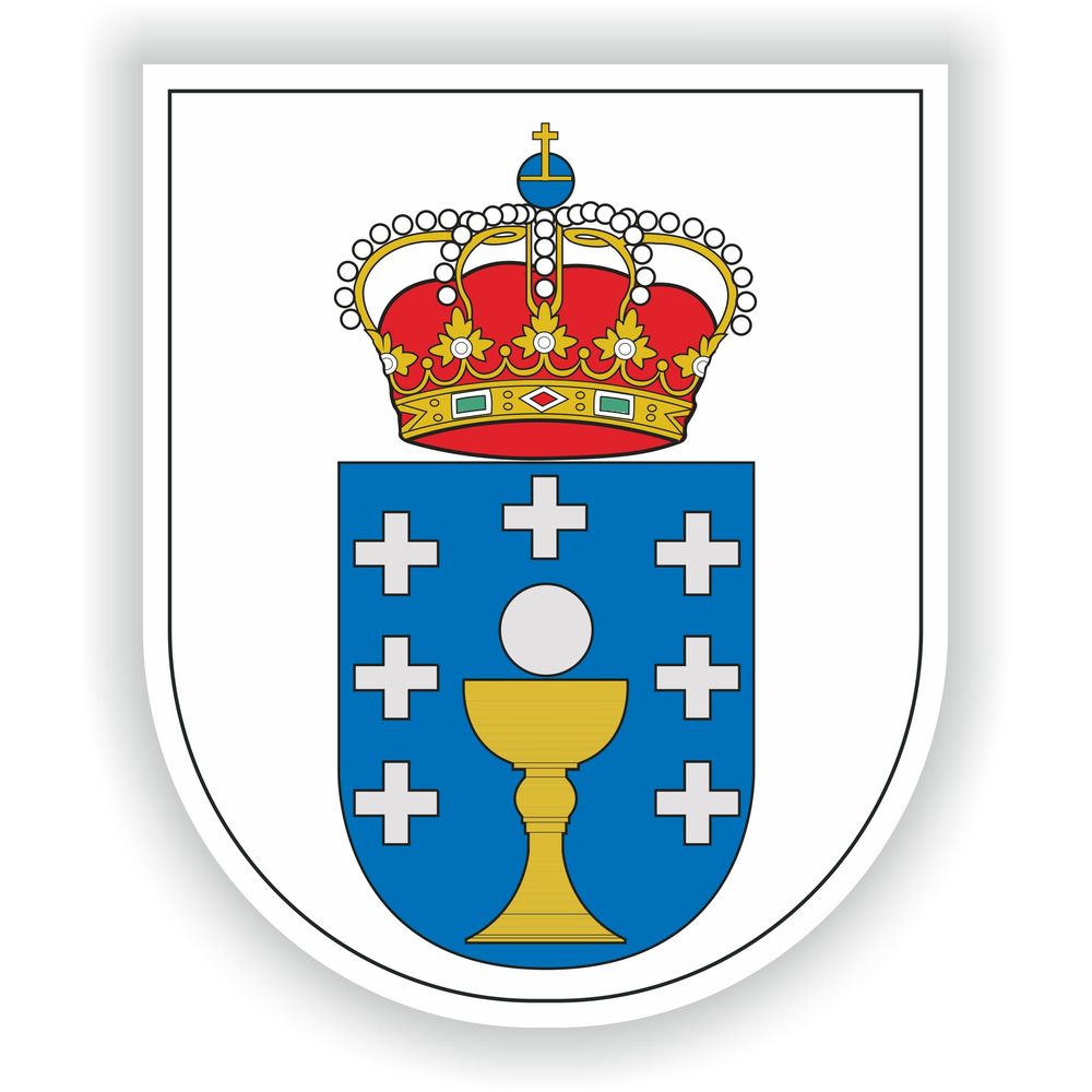 Escudo De Galicia Flag