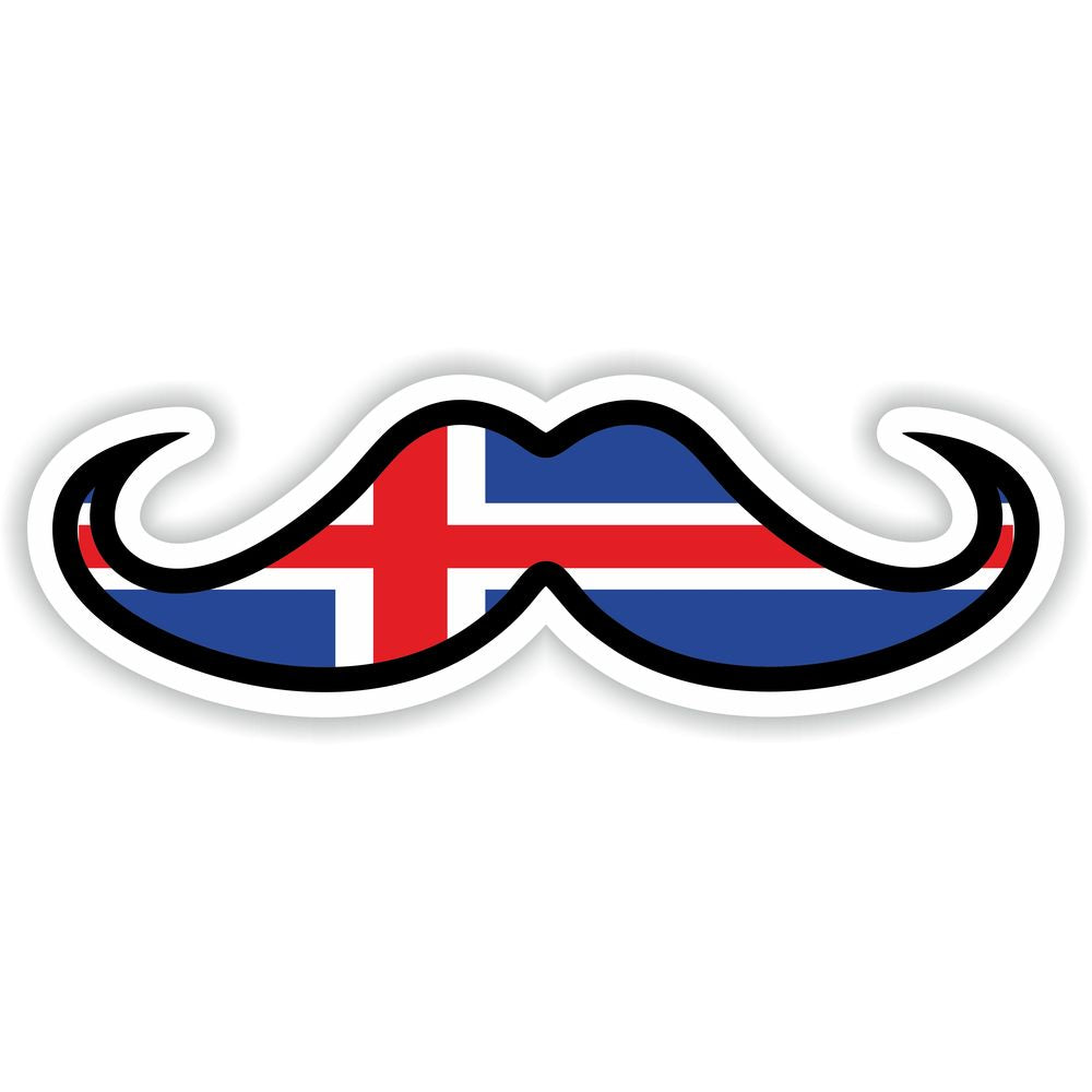 Iceland Moustache Flag