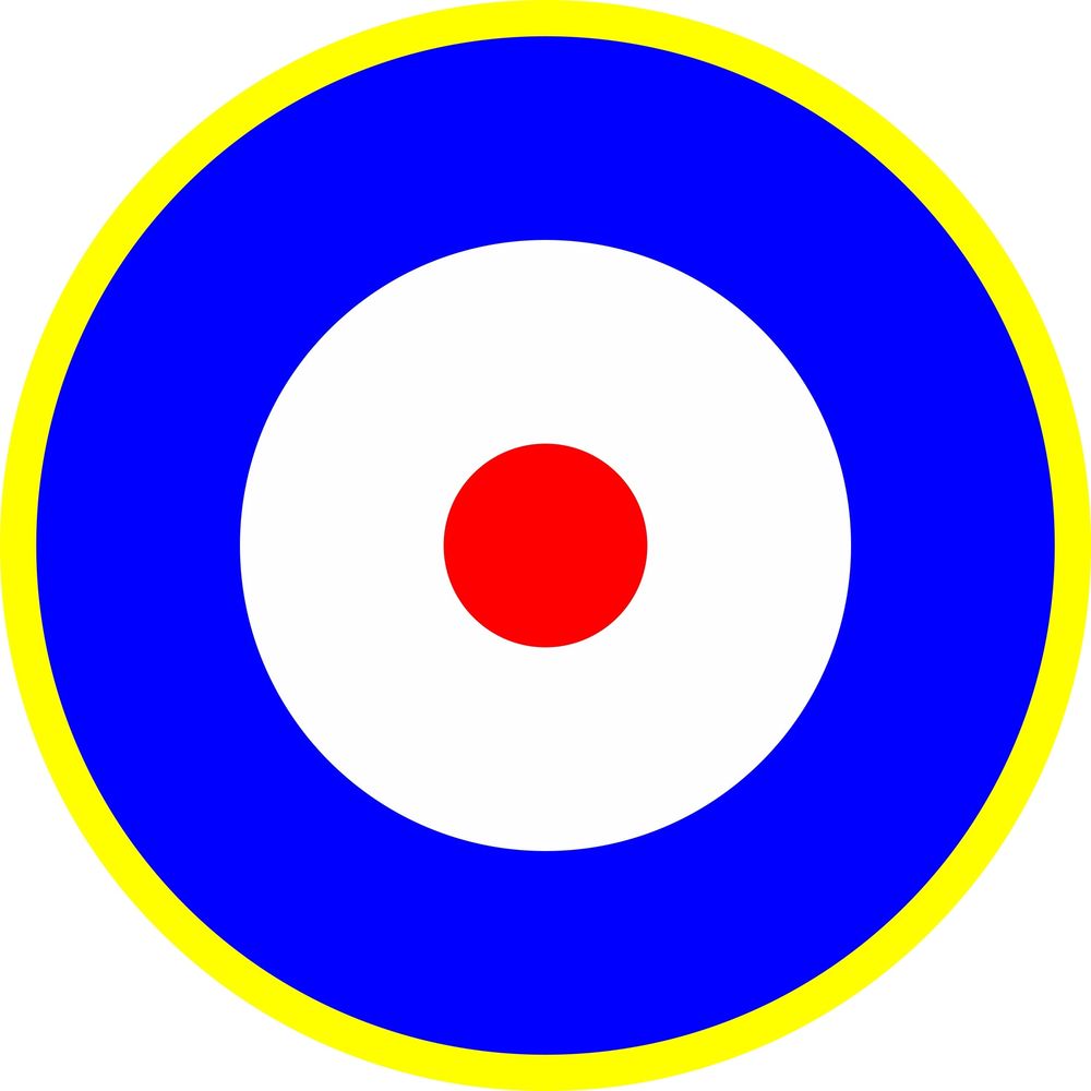 Raf Royal Air Force Roundel Second World War