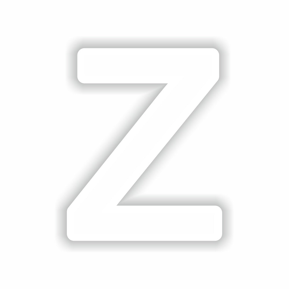 Letter Z White