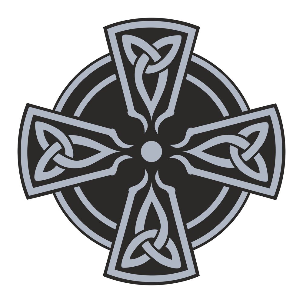 Celtic Cross Grey