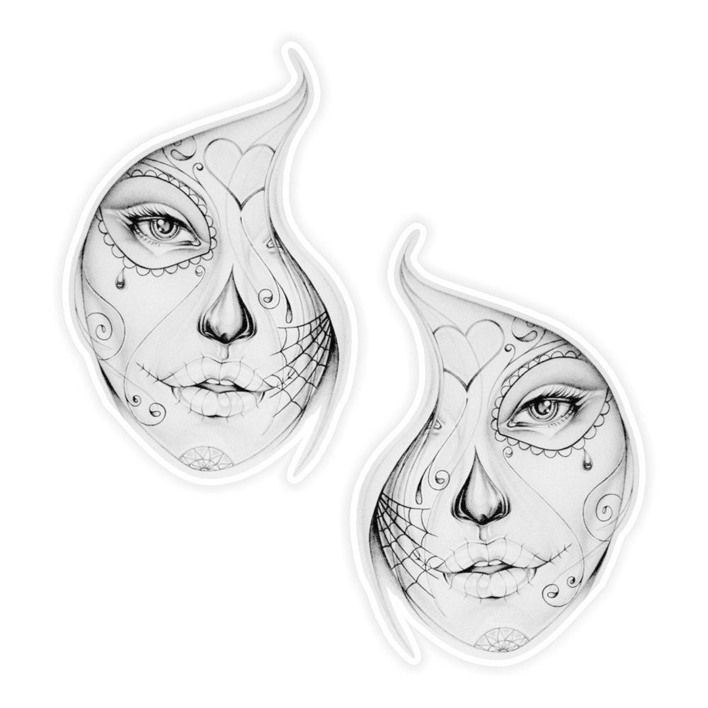 Face Tattoo 2 x #01
