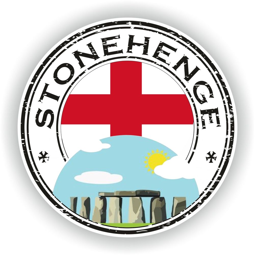 Stonehenge Seal Round Flag