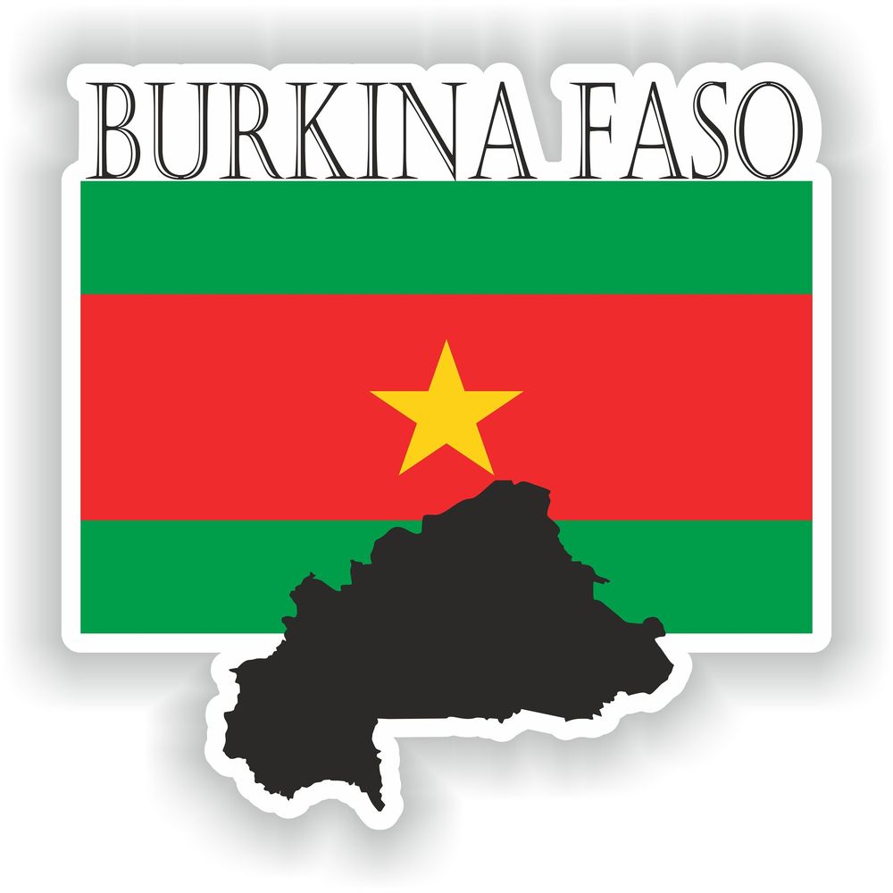 Burkina Faso Flag Mf
