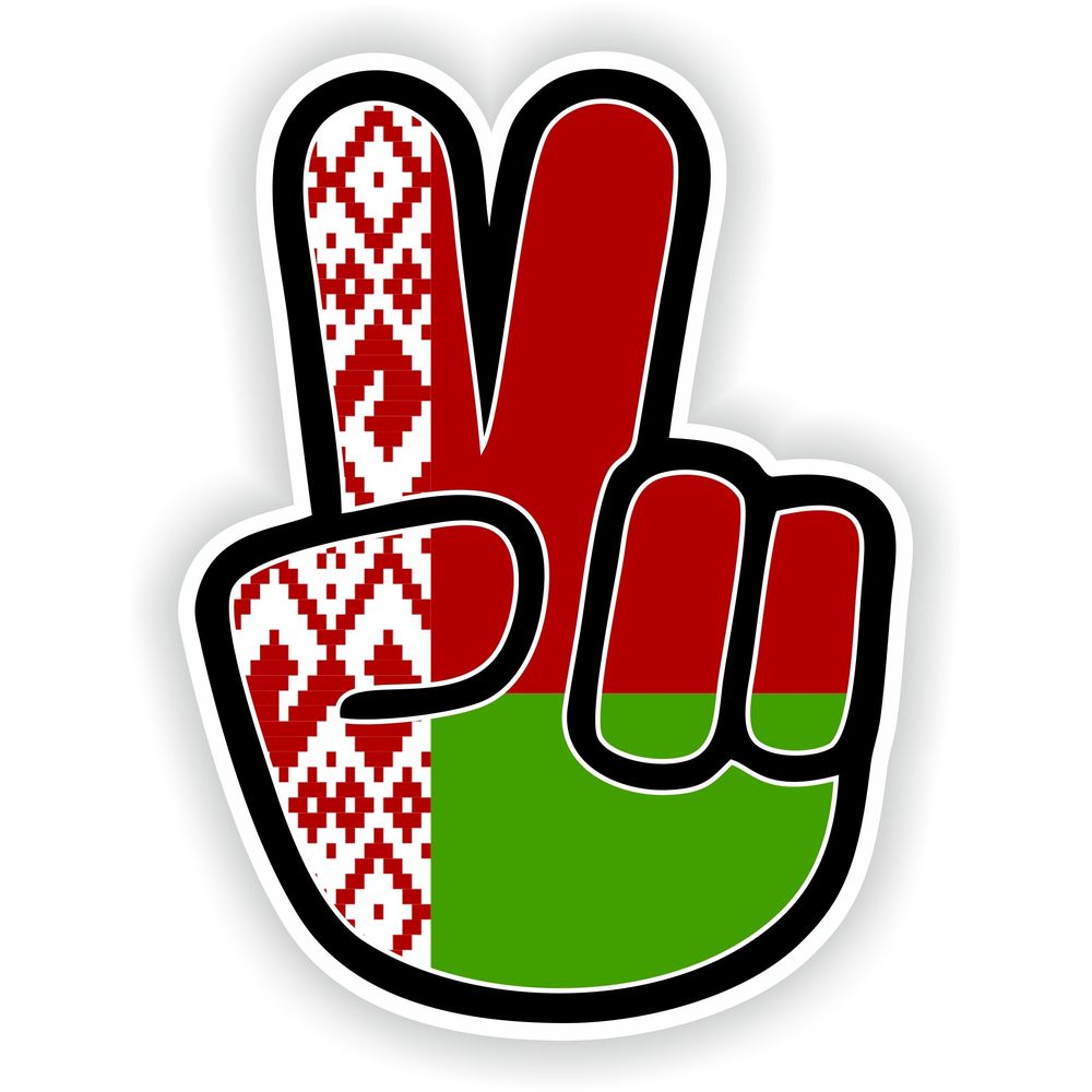 Belarus Hand Peace Victory Hippy