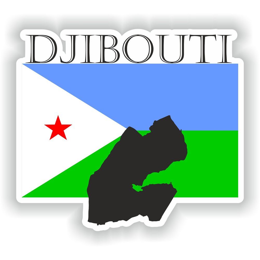 Djibouti Flag Mf