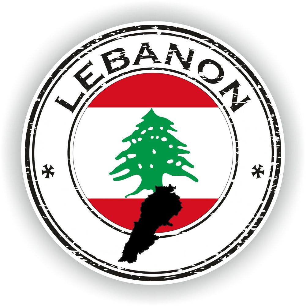 Lebanon Seal Round Flag