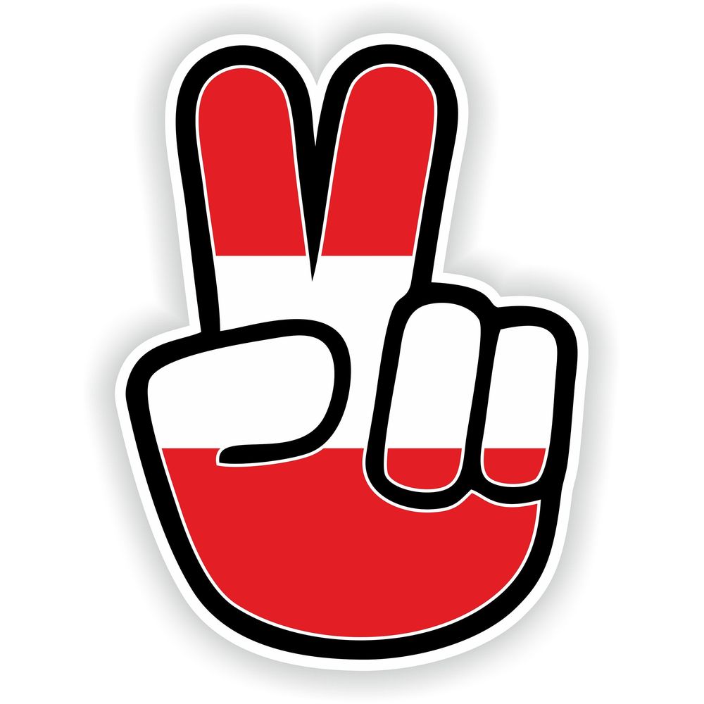 Austria Hand Peace Victory Hippy