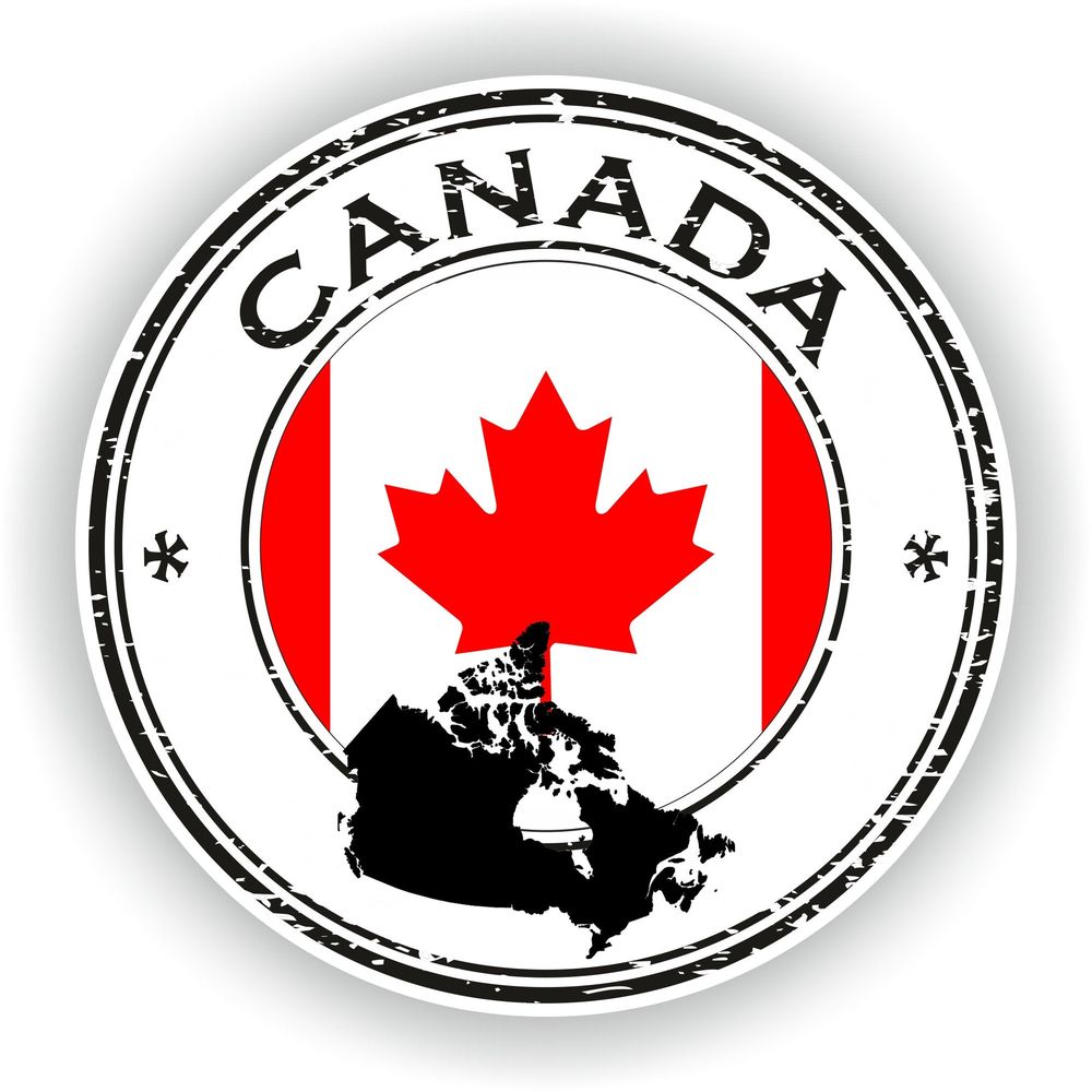 Canada Seal Round Flag