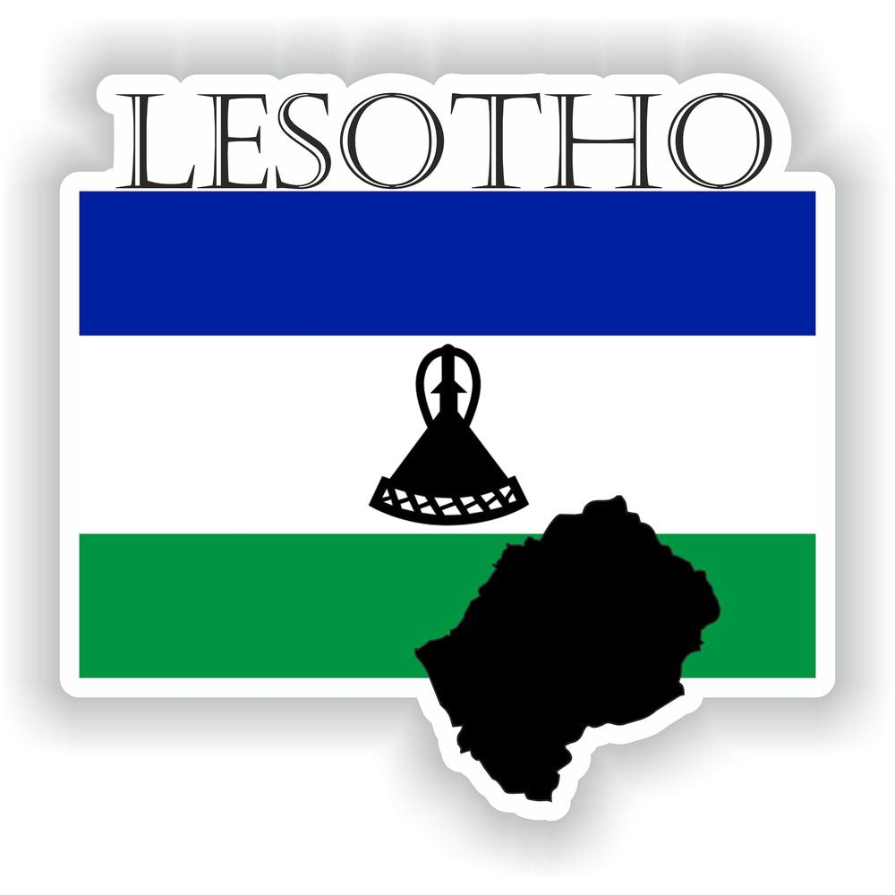 Lesotho Flag Mf
