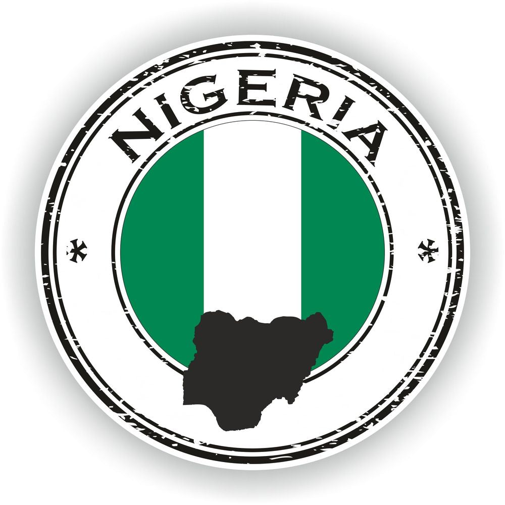 Nigeria Seal Round Flag