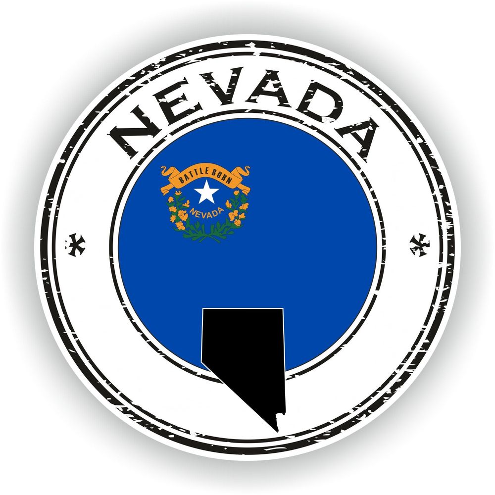 Nevada Seal Round Flag