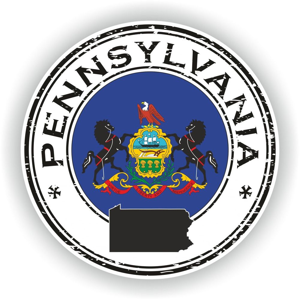 Pennsylvania Seal Round Flag