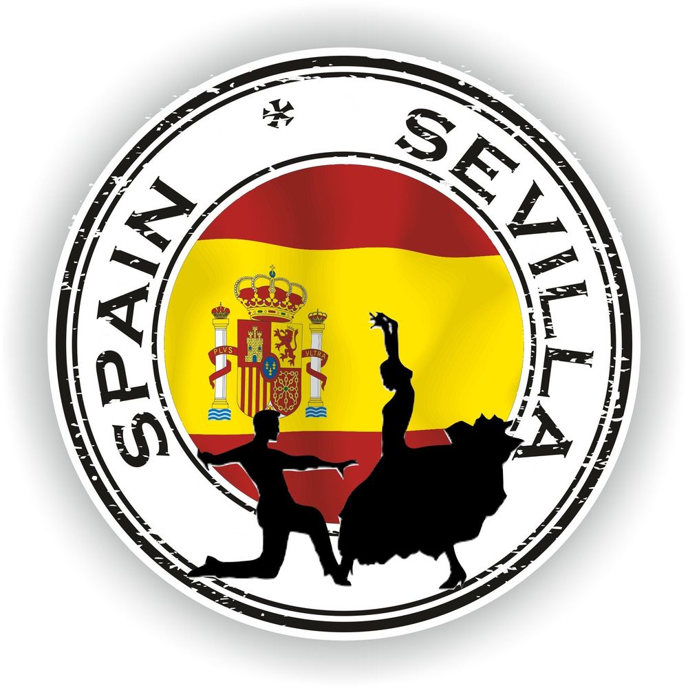 Spain Sevilla #02 Seal Round Flag