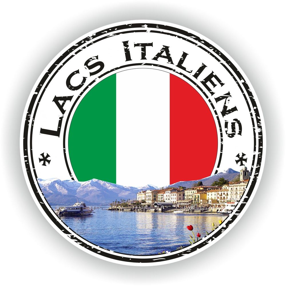 Lacs Italiens Seal Round Flag #02