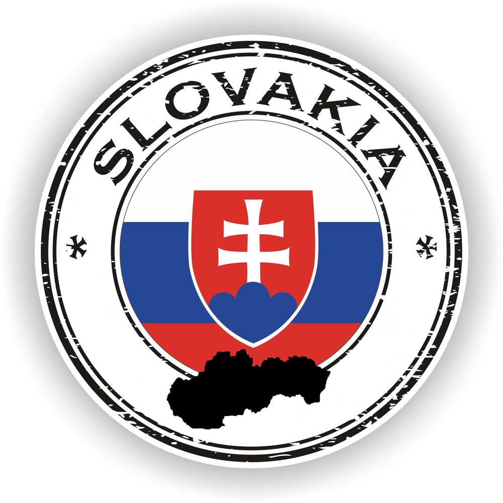 Slovakia Seal Round Flag