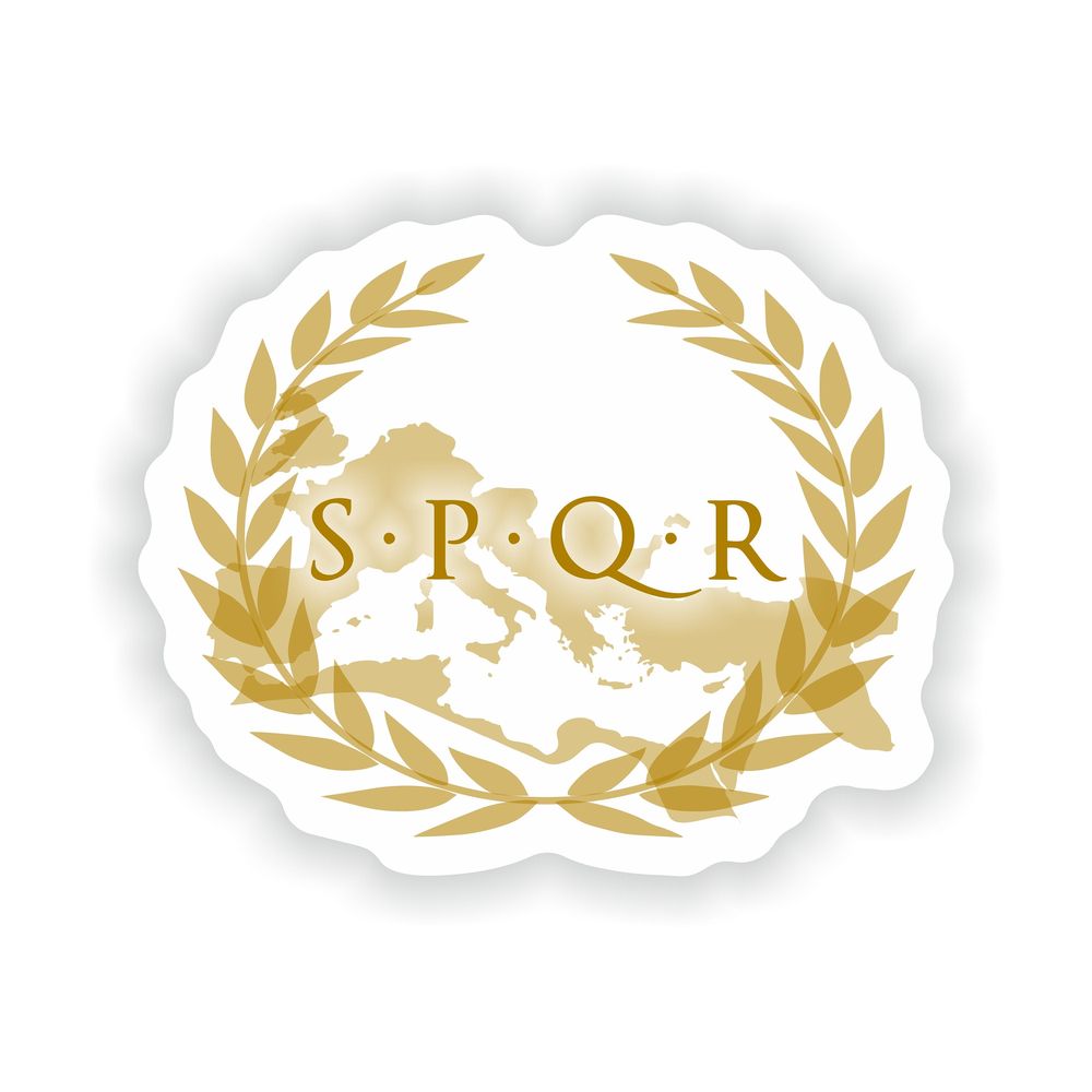Spqr Rome Lazio Coat Of Arms Italy