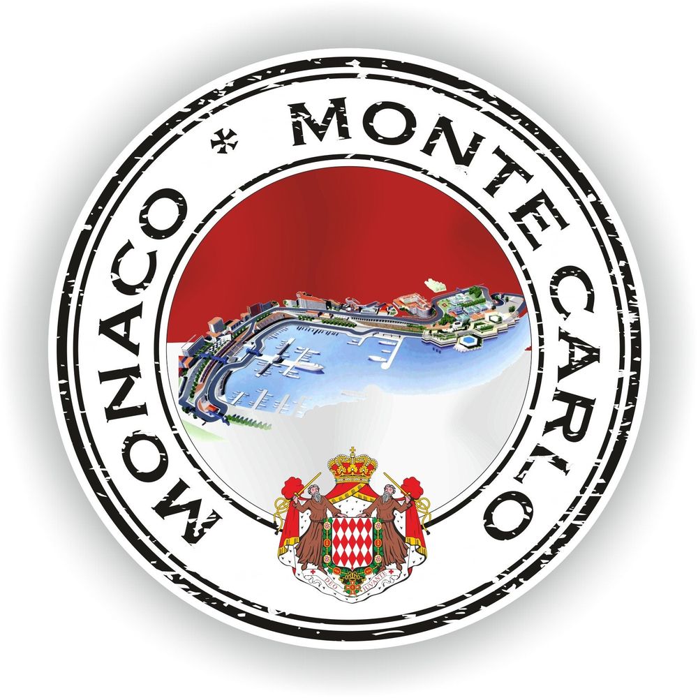 Monaco Monte Carlo #01 Seal Round Flag