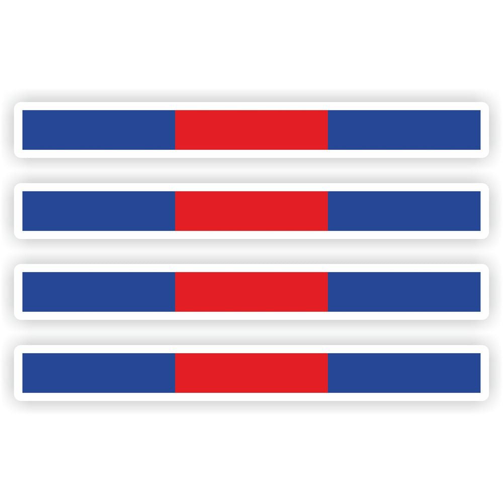 4 x Flag Stripes United Kingdom UK