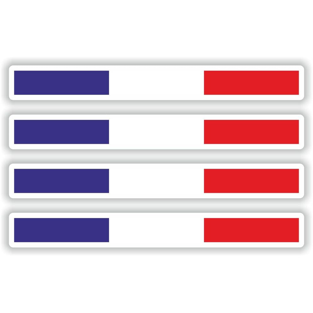 4 x Flag Stripes France