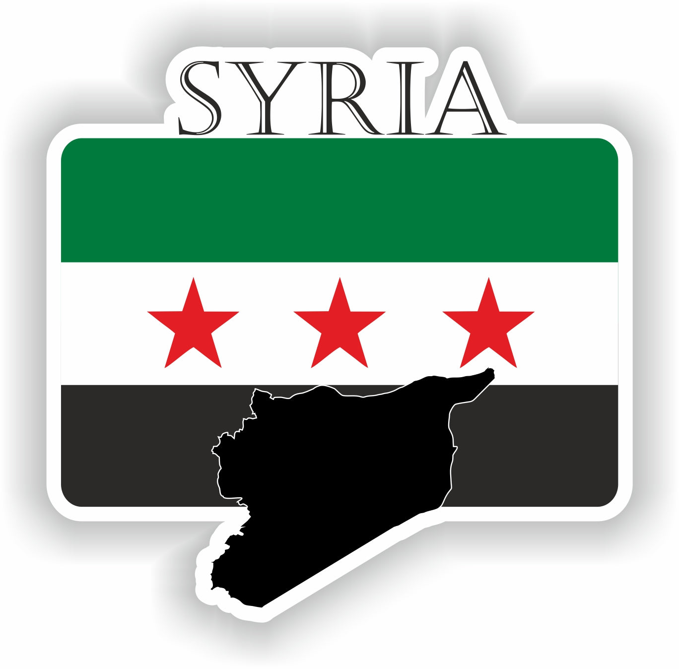 Syria Flag Mf