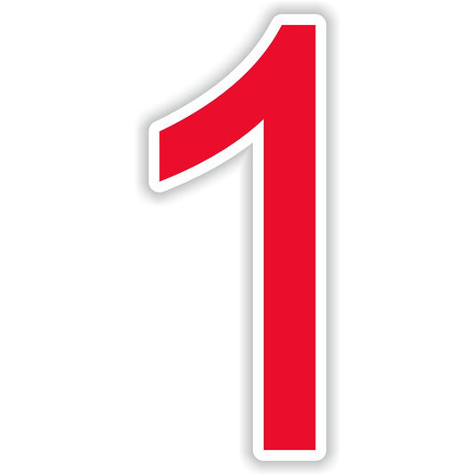 Number 1 Red