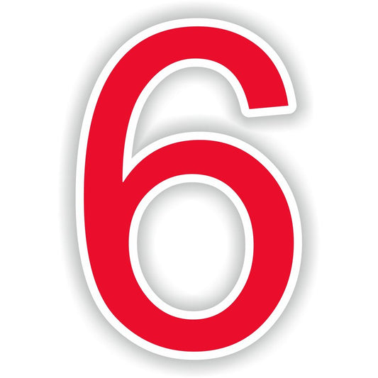 Number 6 Red