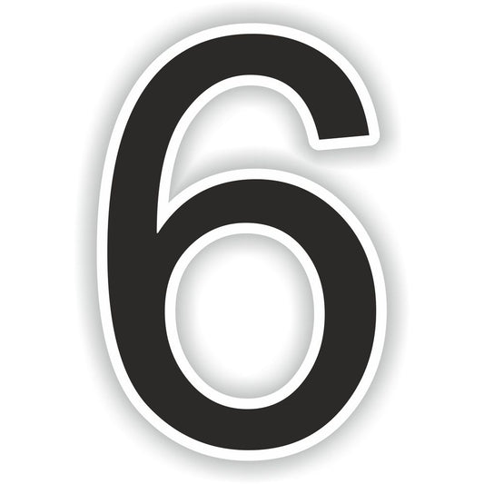 Number 6 Black