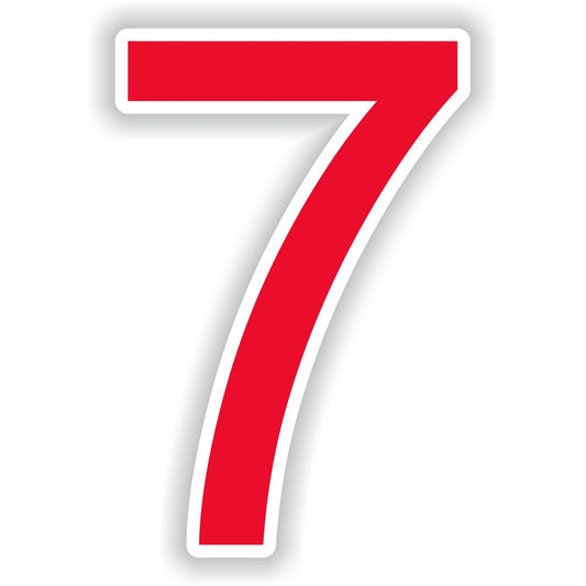 Number 7 Red
