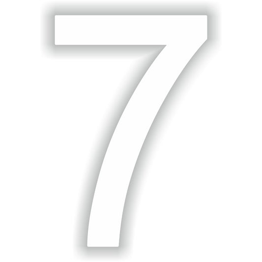 Number 7 White
