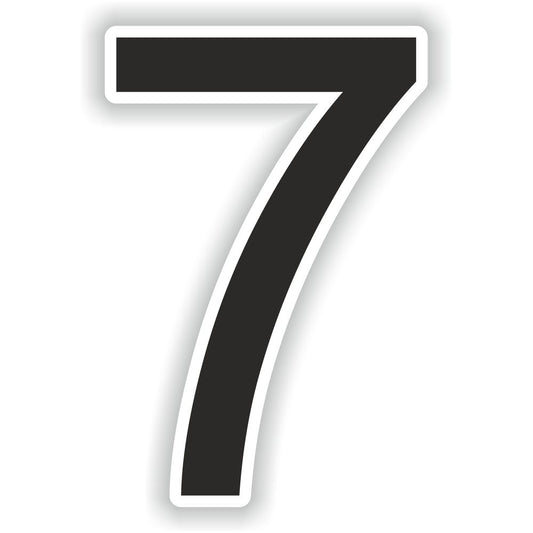 Number 7 Black