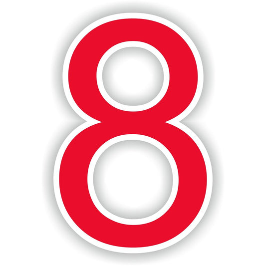 Number 8 Red