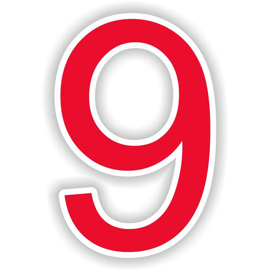 Number 9 Red