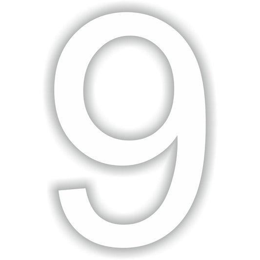 Number 9 White