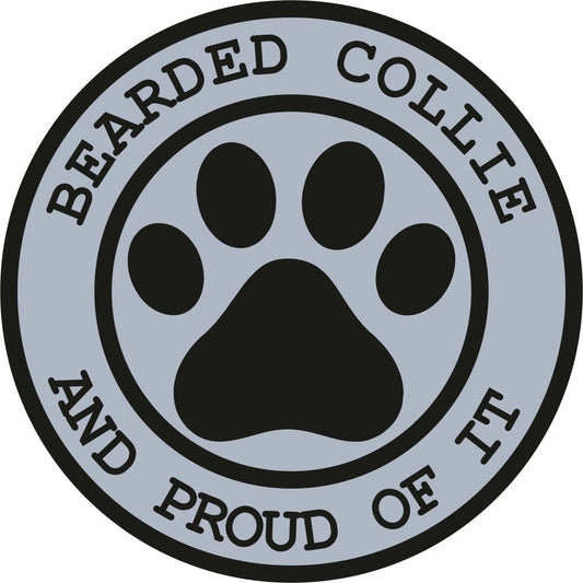 Bearded Collie Proud