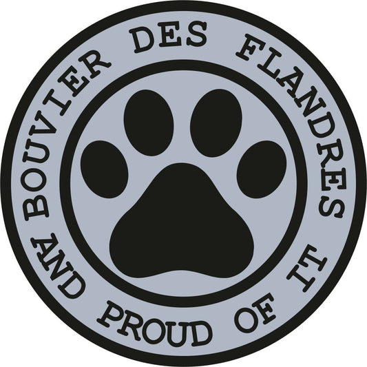 Bouvier Des Flandres Proud