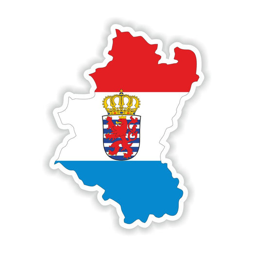 Belgian Luxembourg Map Flag